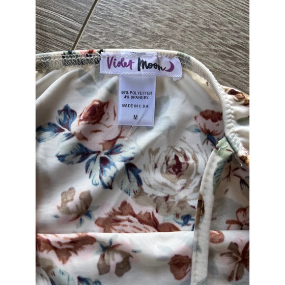 Violet Moon Size Medium Rose Bodysuit - Picture 2 of 8